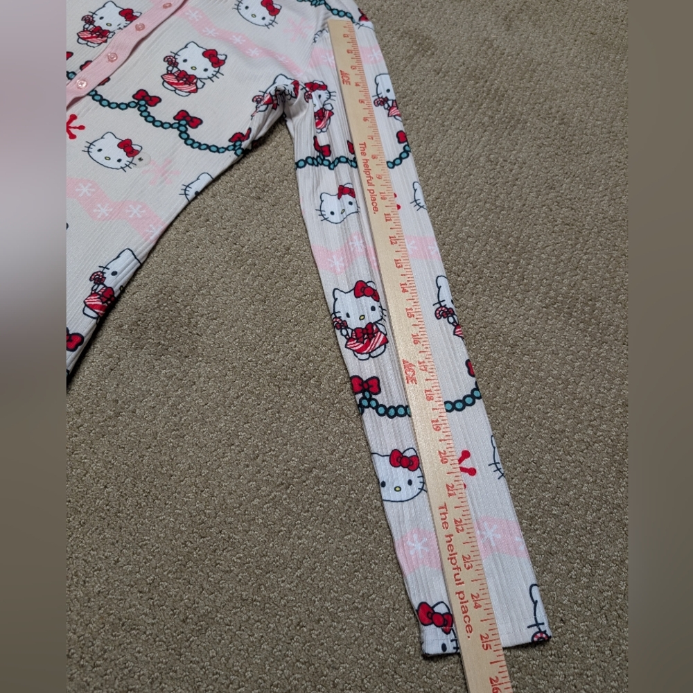 Hello Kitty X Aeropostale Christmas Pajama Romper Medium NWT Holiday Gift Sanrio - Picture 8 of 10